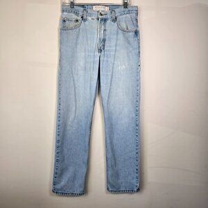 Vintage Levis 505 Jeans Womens 30x30 Faded Distressed Straight Grunge Thrashed